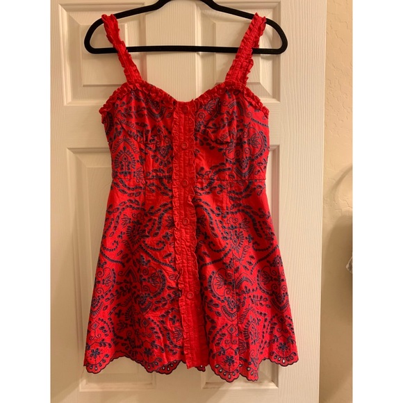 NWT Embroidered Mini Dress 💕 - Picture 1 of 3